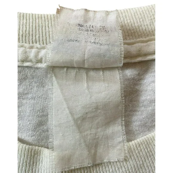 Vintage JERZEES Gibson Guitar ONKYO Stereo T shirt Mens M L 1990s Y2K RARE! - Picture 7 of 9